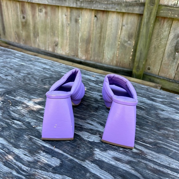 Circus NY By Sam Edelman Free People Mango Leather Heels Sz 8 - Picture 4 of 9